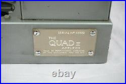 Vintage Quad II Monoblock Tube Amplifier AS IS