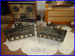 Vintage Tube Amplifier Mono Blocks Electrohome Chippendale Mk 3