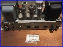 Vintage pair Ampex 6973 Mono Block Tube Amplifiers Console Pull 15w