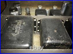 Vintage tube amplifiers Chicago BO-14 Williamson circuitry monoblock need servi
