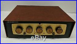 Vtg General Electric Pa-20 Integrated 6l6 Tube Amplifier Monoblock Power