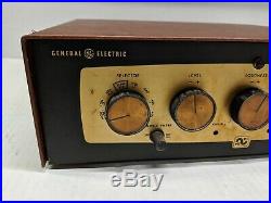 Vtg General Electric Pa-20 Integrated 6l6 Tube Amplifier Monoblock Power