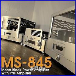 YAQIN MS-845 Vacuum Tube Hi-end Tube Mono Block Power Amplifier Pre-Amplifier